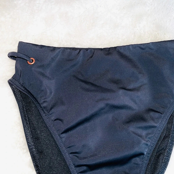 ASOS Swim Black High Waisted Cheeky Swim Bikini Bottoms 0 Women’s - Picture 2 of 9